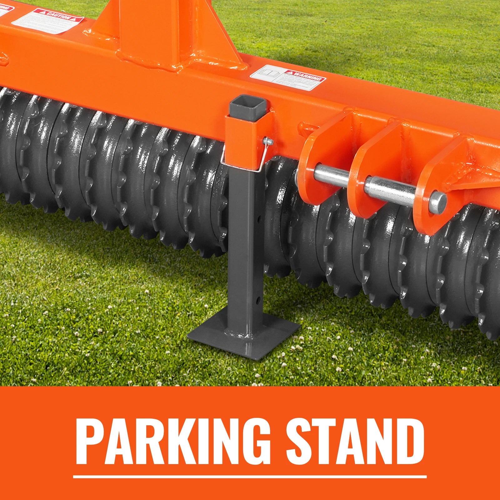 60" Cultipacker with 26 Ductile Iron Wheels,  Scraper Bar Included,  Category 1 and 2,  3 Point Hitch Tractor Attachment,  TCP1060