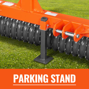 60" Cultipacker with 26 Ductile Iron Wheels,  Scraper Bar Included,  Category 1 and 2,  3 Point Hitch Tractor Attachment,  TCP1060