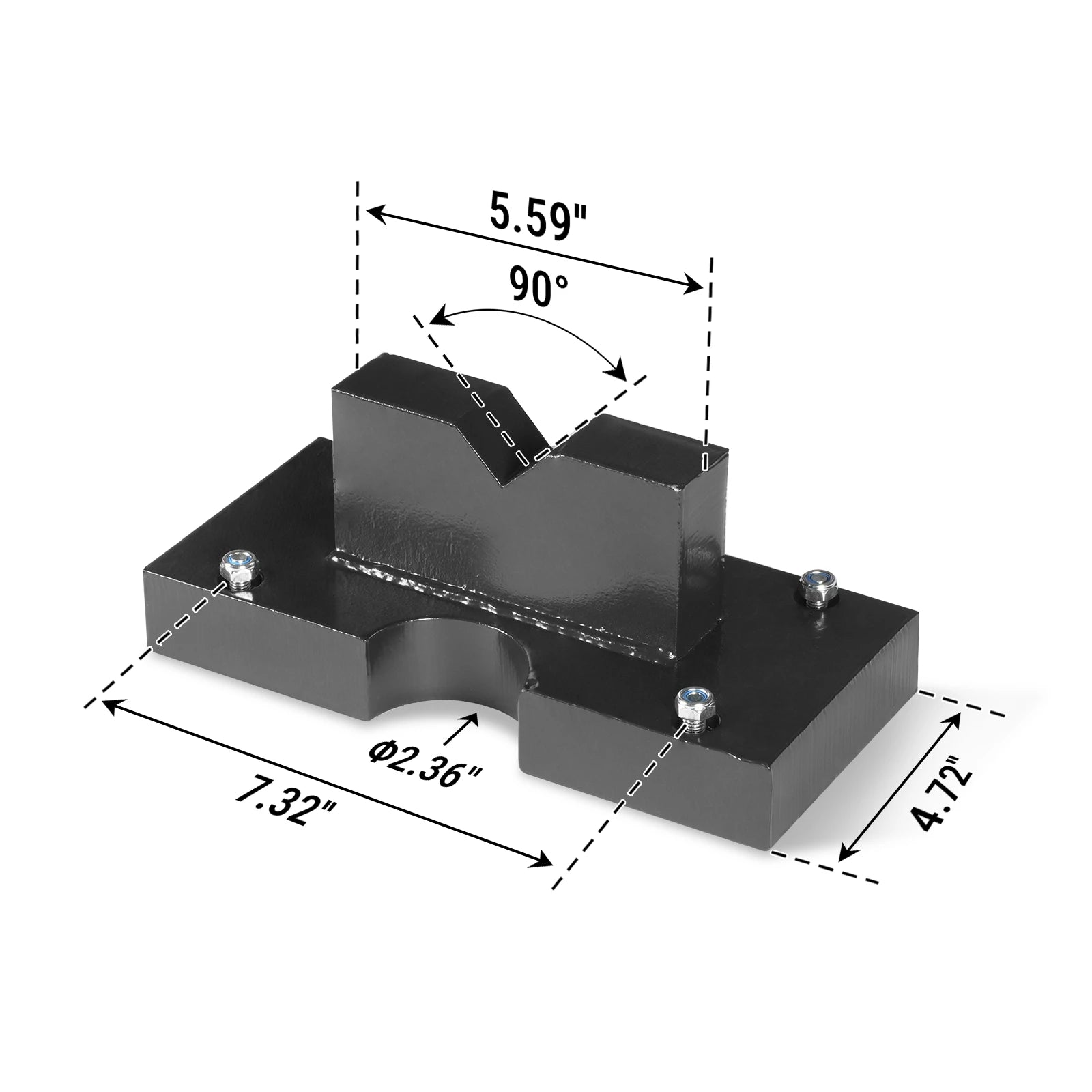 ( 1 Pack / 2 Pcs ) Press Plates for 50T Shop Press (for SKU: 200062)