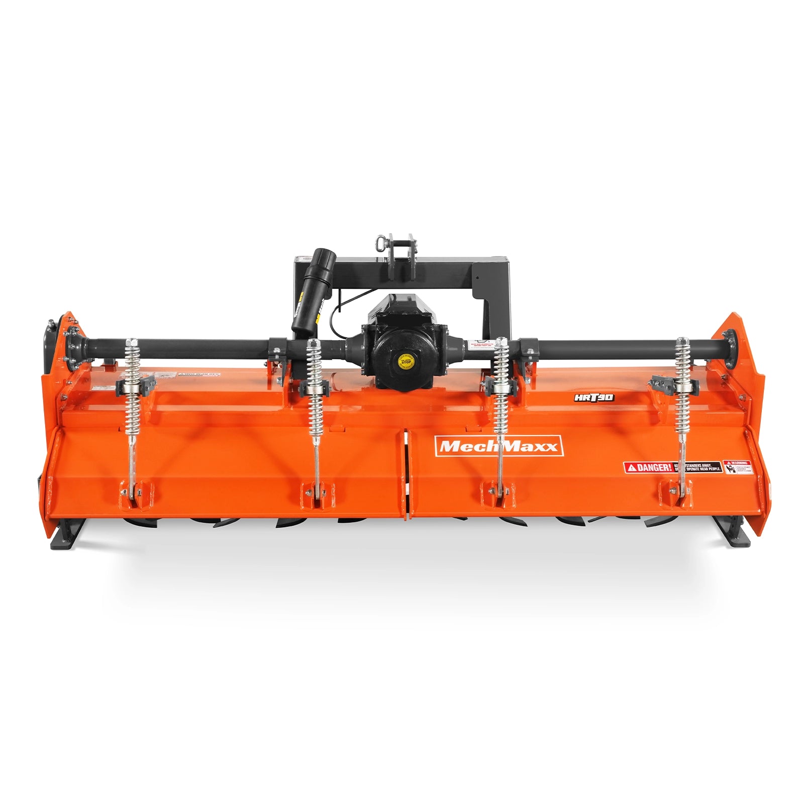 90 in Heavy Duty Rotary Tiller, 3 Point Hitch Cat.2, Gear Drive, PTO Shaft Included with Slip Clutch, 50–90 HP, HRT90