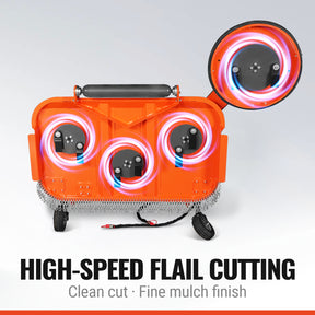 60 in Orchard Finish Mower, 3 Point Hitch Cat.1, Hydraulic Offset, PTO Shaft Included with Shear Bolt, 20–45 HP, FMS60