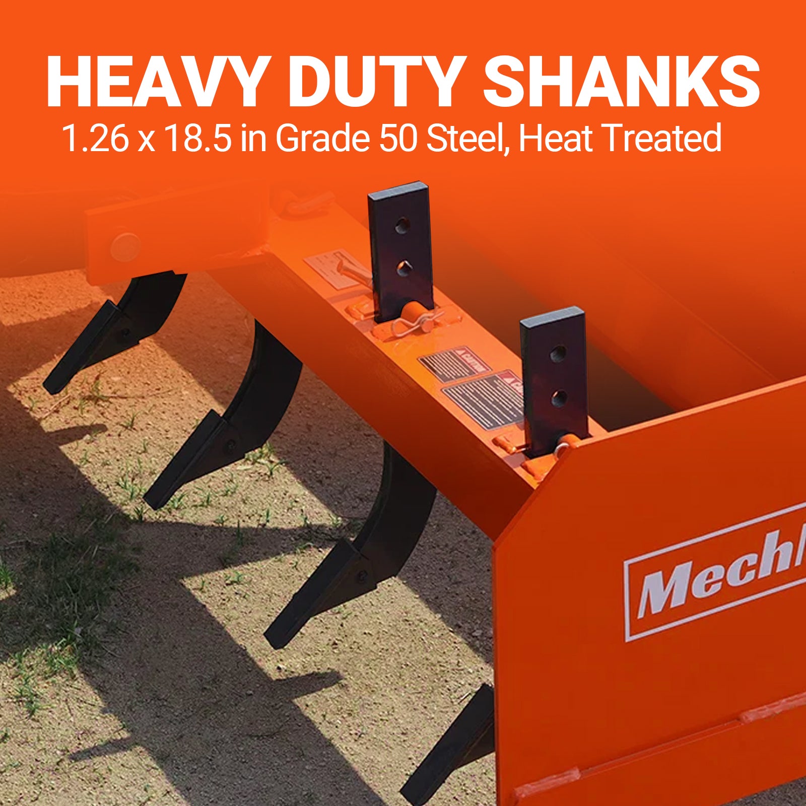 84" Box Blade Scraper with 7 Shanks 3 Point Hitch Tractor Attachment,  BB84