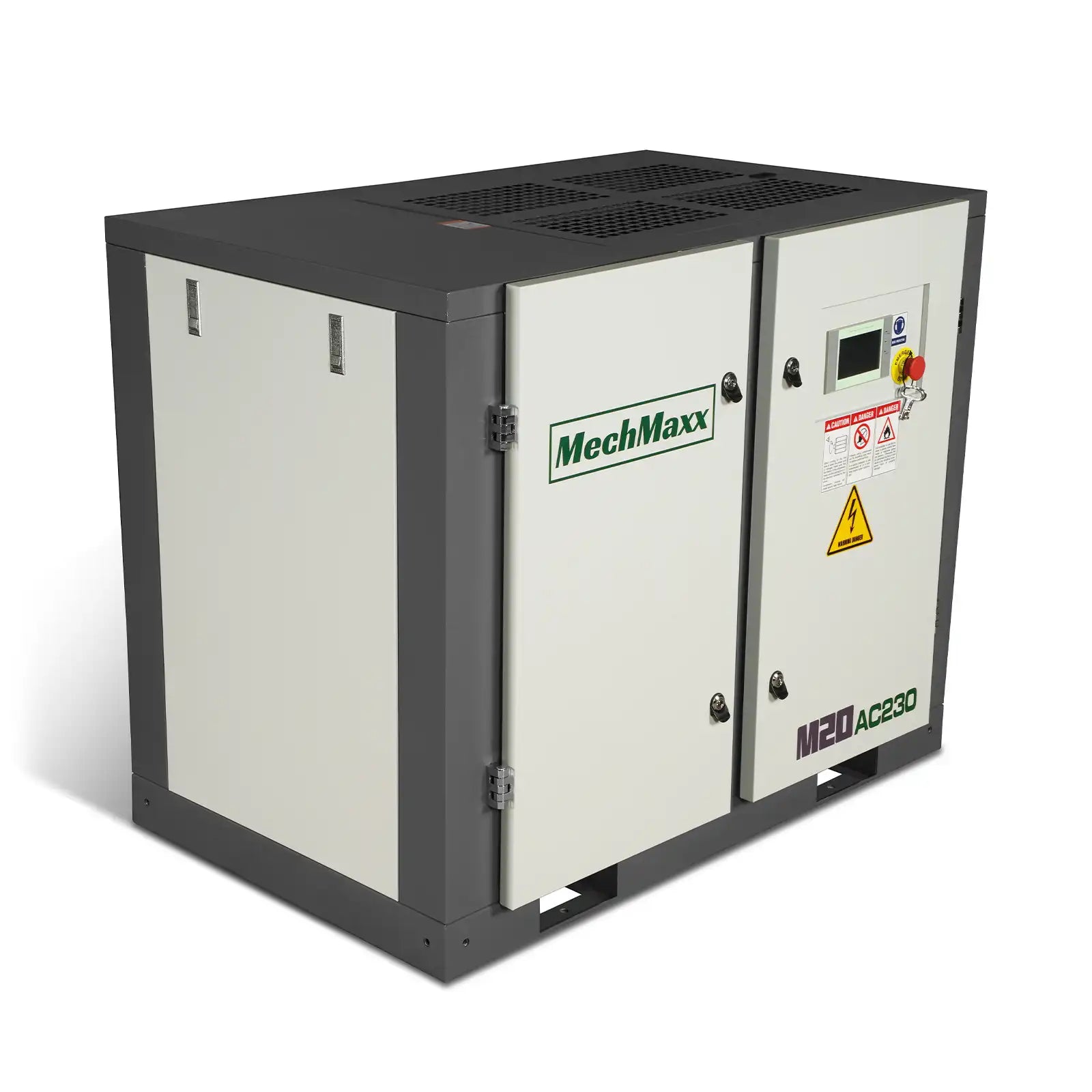 20HP Rotary Screw Air Compressor – 78 CFM, 116 PSI, 230V 3-Phase | Industrial-Grade