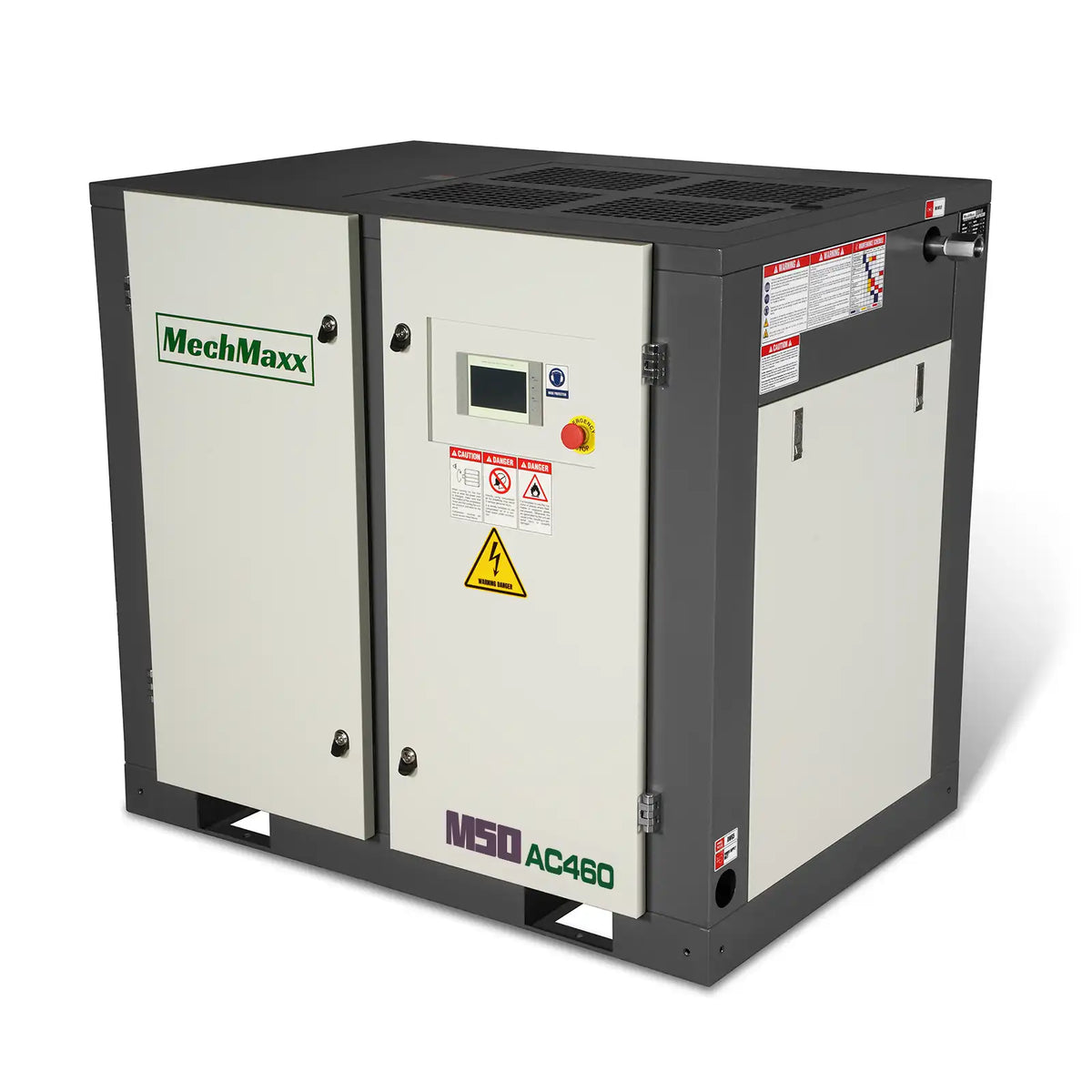 50HP Rotary Screw Air Compressor – 220 CFM, 116 PSI, 460V 3-Phase | Industrial-Grade