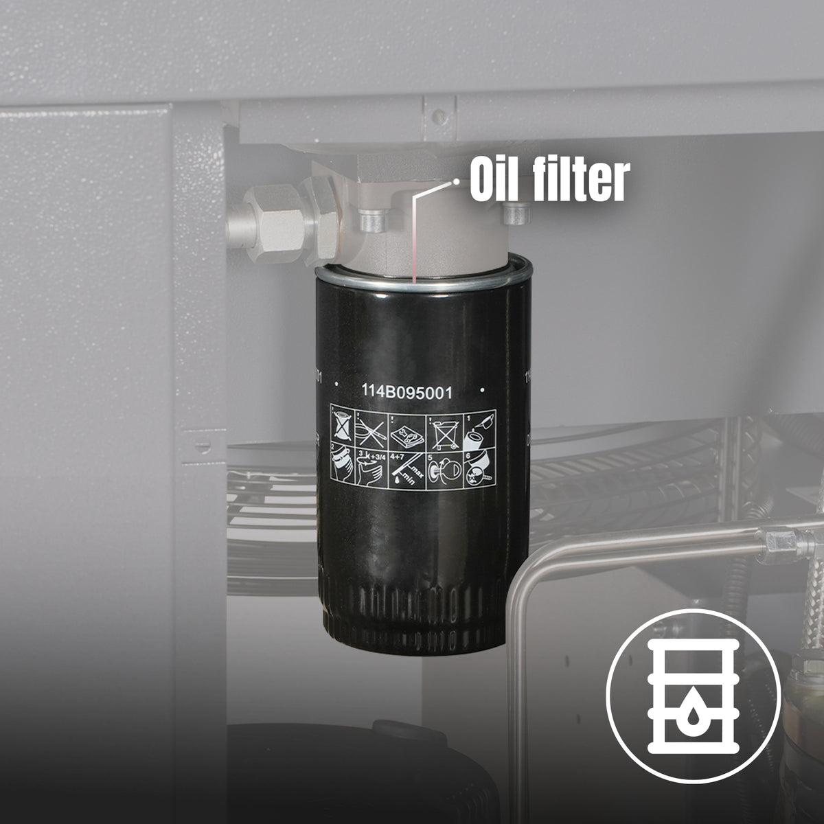 (Maintenance Part) Oil Filter  For 10HP Air Compressor
