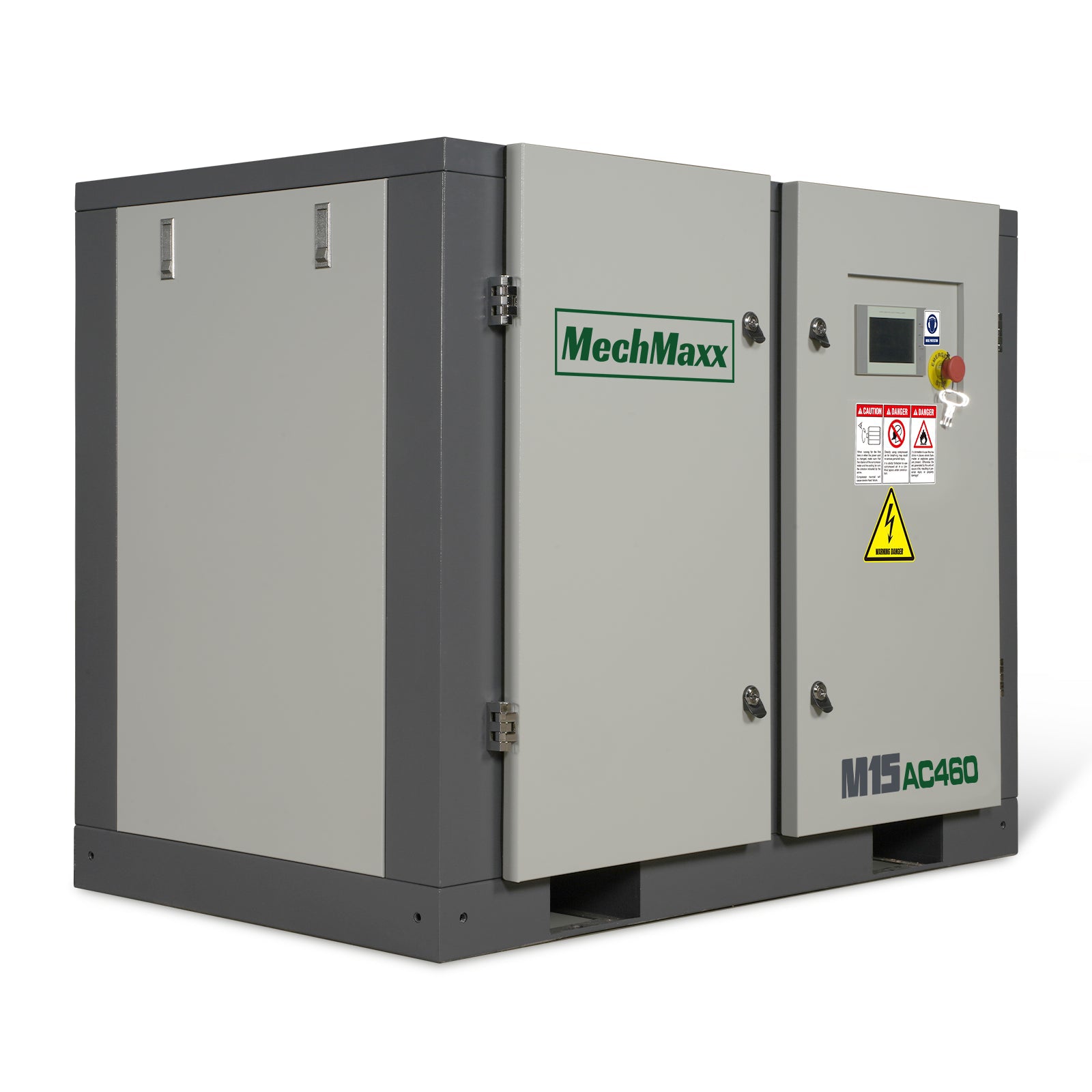 15HP Rotary Screw Air Compressor – 45 CFM, 116 PSI, 460V 3-Phase | Industrial-Grade