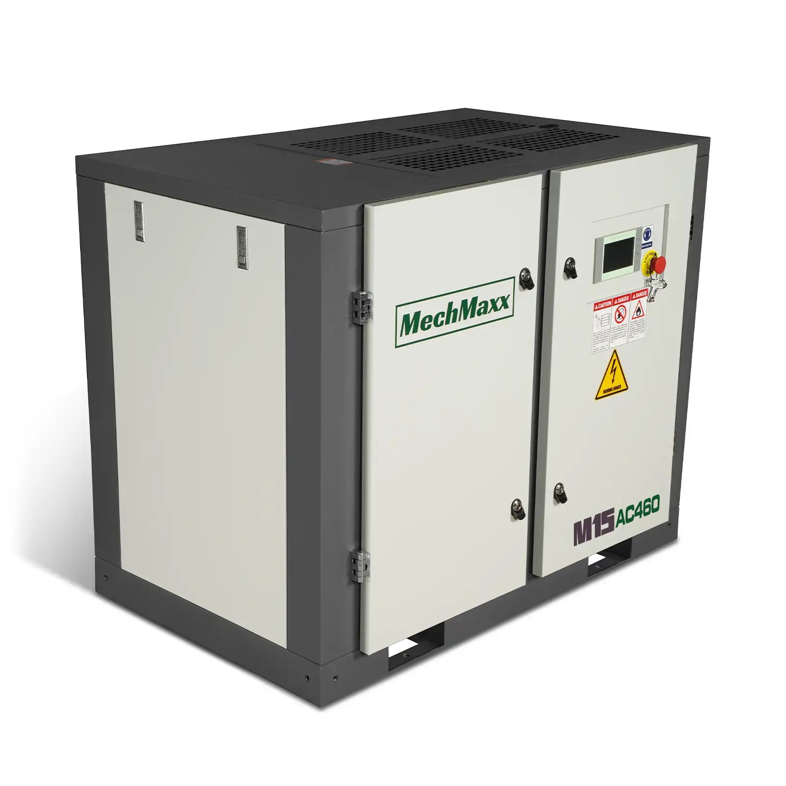 15HP Rotary Screw Air Compressor – 45 CFM, 116 PSI, 460V 3-Phase | Industrial-Grade