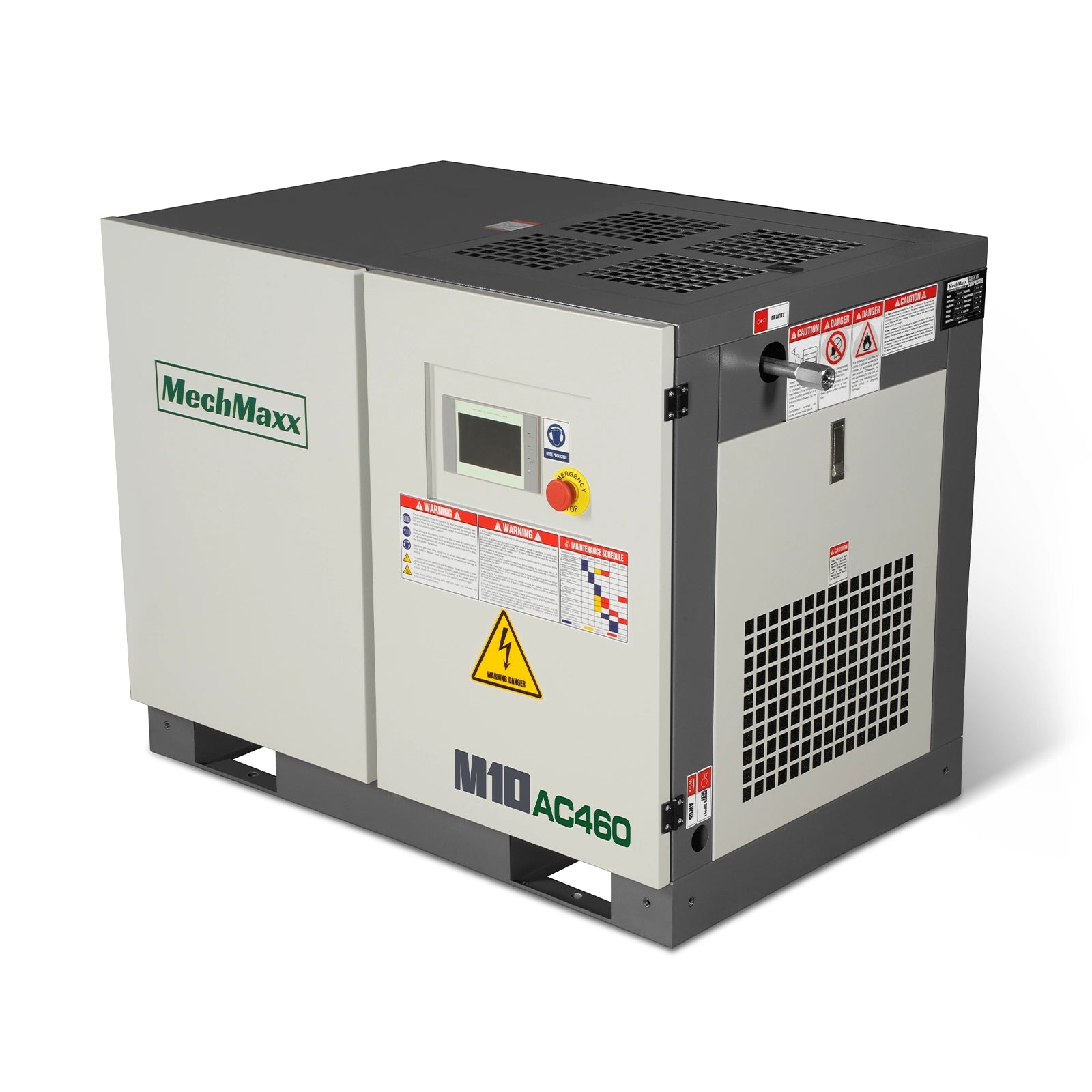 10HP Rotary Screw Air Compressor - 32 CFM, 116 PSI, 460V 3-Phase | Ind