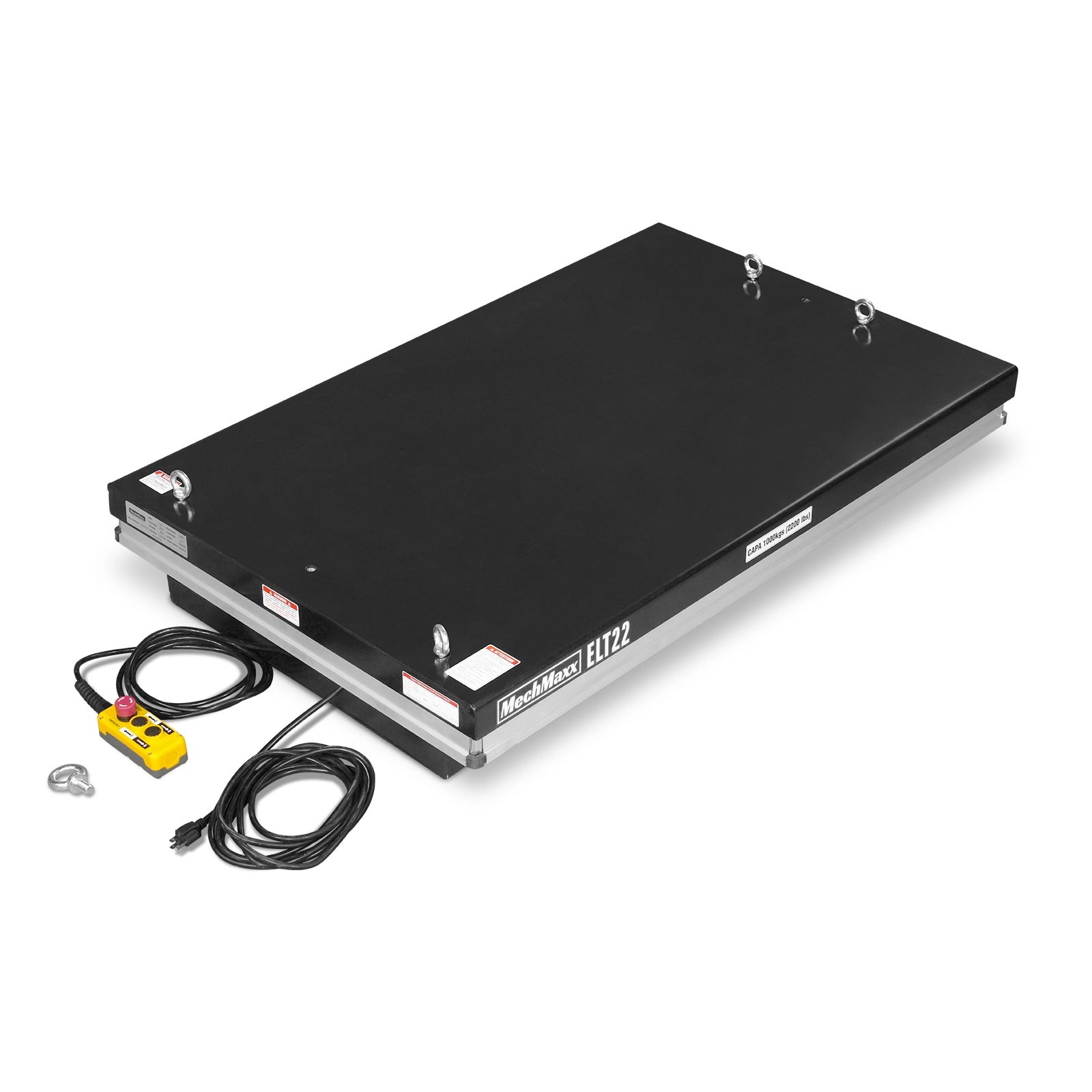 2200lb Capacity Stationary Electric Hydraulic Lift Table , 51.2” x 32.3”Platform, 39.4”Lift Height ,UL Certified Motor, ELT22