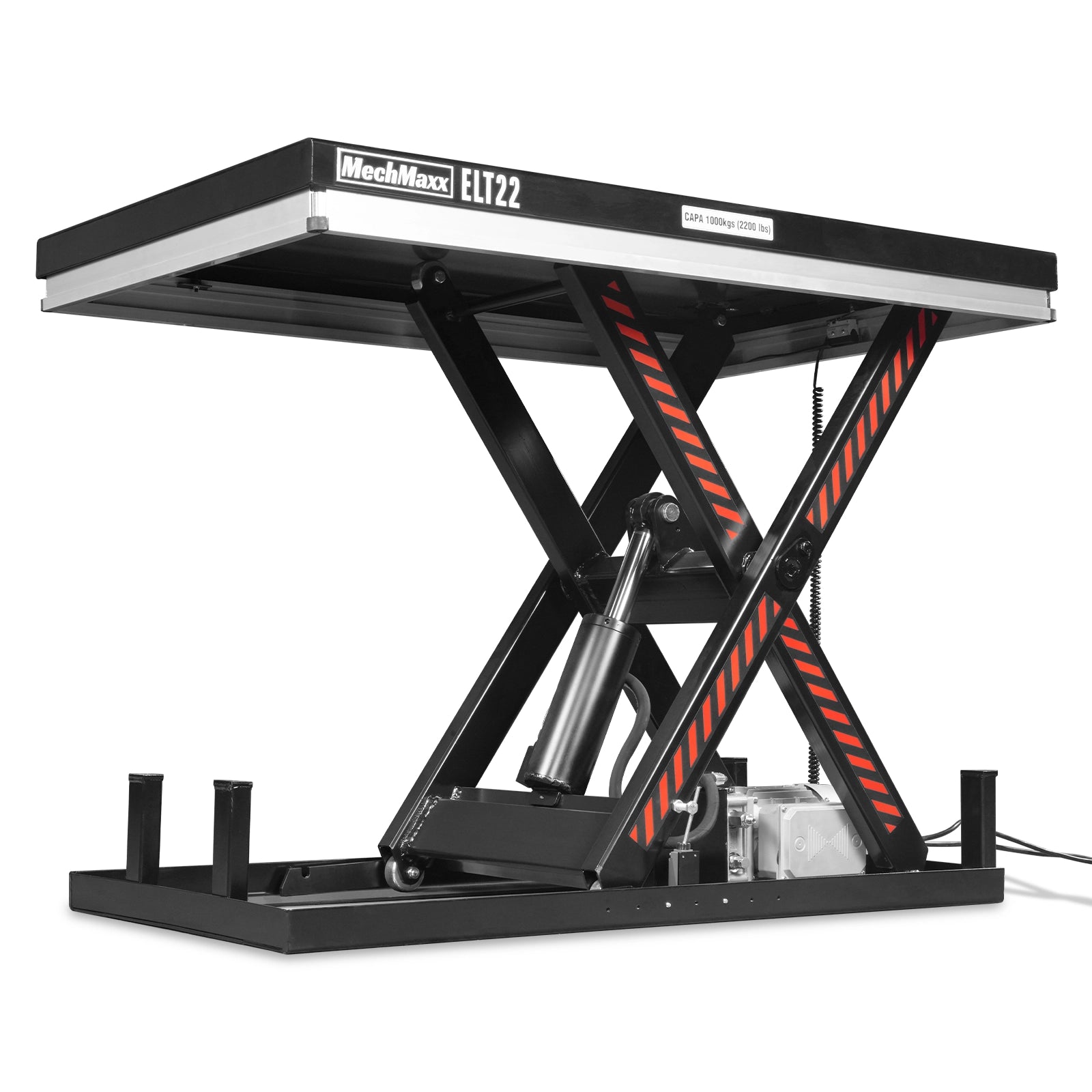 2200lb Capacity Stationary Electric Hydraulic Lift Table , 51.2” x 32.3”Platform, 39.4”Lift Height ,UL Certified Motor, ELT22