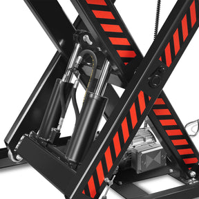 4400lbs Capacity Stationary Powered Hydraulic Lift Table, 51.2” x 33.5” Platform, 41.3” Lift Height, UL Certified Moto, ELT44