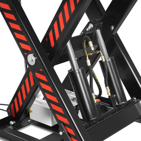 4400lbs Capacity Stationary Powered Hydraulic Lift Table, 51.2” x 33.5” Platform, 41.3” Lift Height, UL Certified Moto, ELT44