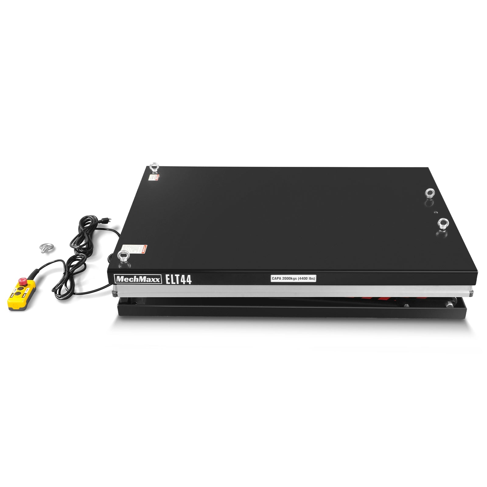 4400lbs Capacity Stationary Powered Hydraulic Lift Table, 51.2” x 33.5” Platform, 41.3” Lift Height, UL Certified Moto, ELT44
