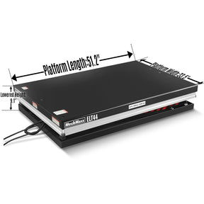 4400lbs Capacity Stationary Powered Hydraulic Lift Table, 51.2” x 33.5” Platform, 41.3” Lift Height, UL Certified Moto, ELT44