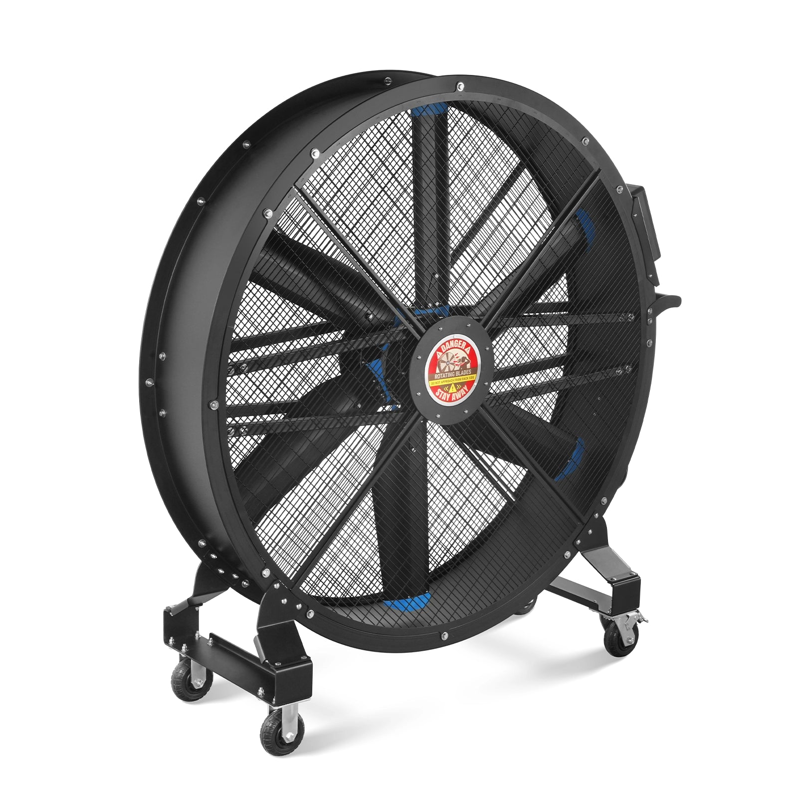 59" Portable Industrial Fan with Variable High-Efficiency PMSM Motor,Mobile High Volume Floor Fan for Warehouse,Workshop & Gym