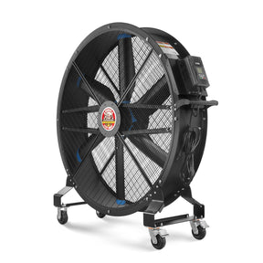 59" Portable Industrial Fan with Variable High-Efficiency PMSM Motor,Mobile High Volume Floor Fan for Warehouse,Workshop & Gym