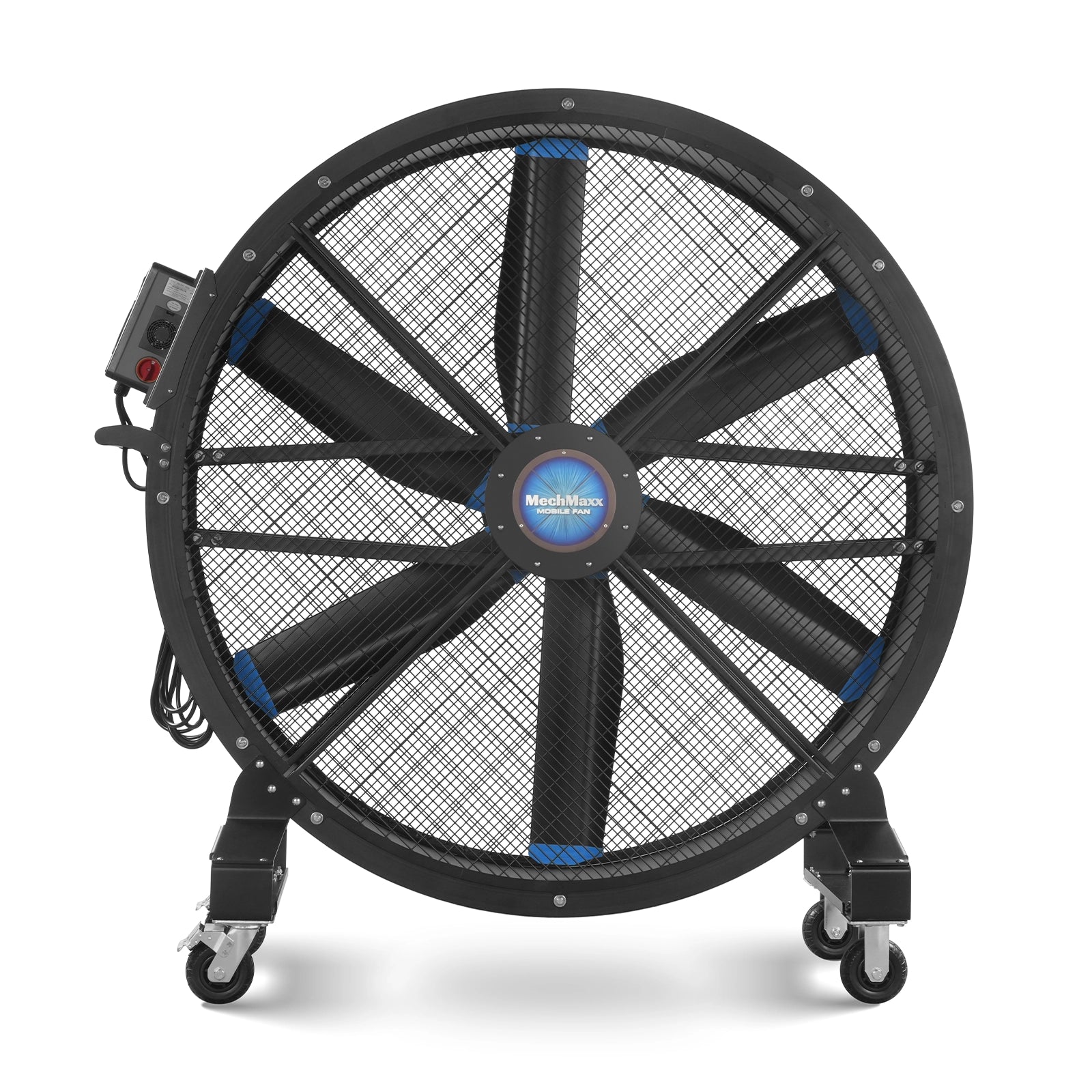 59" Portable Industrial Fan with Variable High-Efficiency PMSM Motor,Mobile High Volume Floor Fan for Warehouse,Workshop & Gym