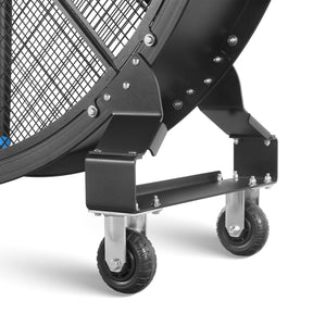 59" Portable Industrial Fan with Variable High-Efficiency PMSM Motor,Mobile High Volume Floor Fan for Warehouse,Workshop & Gym