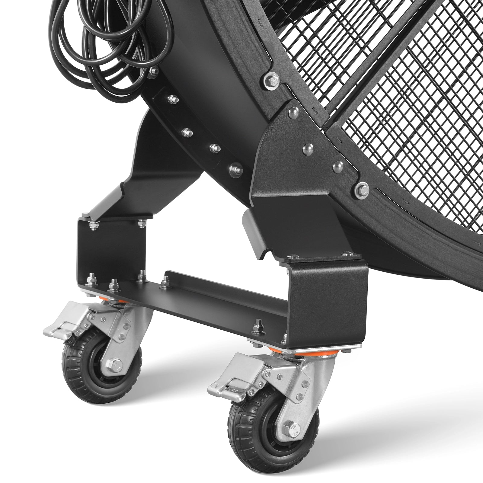 59" Portable Industrial Fan with Variable High-Efficiency PMSM Motor,Mobile High Volume Floor Fan for Warehouse,Workshop & Gym