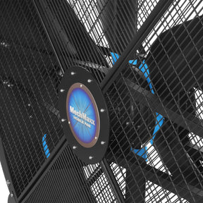 59" Portable Industrial Fan with Variable High-Efficiency PMSM Motor,Mobile High Volume Floor Fan for Warehouse,Workshop & Gym