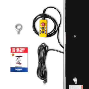 2200 lbs Capacity Stationary Electric Hydraulic Double Scissor Lift Table – 51.2" x 32.3" Platform, 70.1" Lift Height, UL Certified Motor, ELTD22