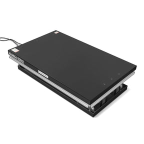 2200 lbs Capacity Stationary Electric Hydraulic Double Scissor Lift Table – 51.2" x 32.3" Platform, 70.1" Lift Height, UL Certified Motor, ELTD22