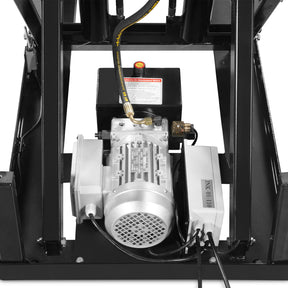 2200 lbs Capacity Stationary Electric Hydraulic Double Scissor Lift Table – 51.2" x 32.3" Platform, 70.1" Lift Height, UL Certified Motor, ELTD22