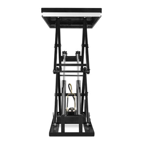 2200 lbs Capacity Stationary Electric Hydraulic Double Scissor Lift Table – 51.2" x 32.3" Platform, 70.1" Lift Height, UL Certified Motor, ELTD22