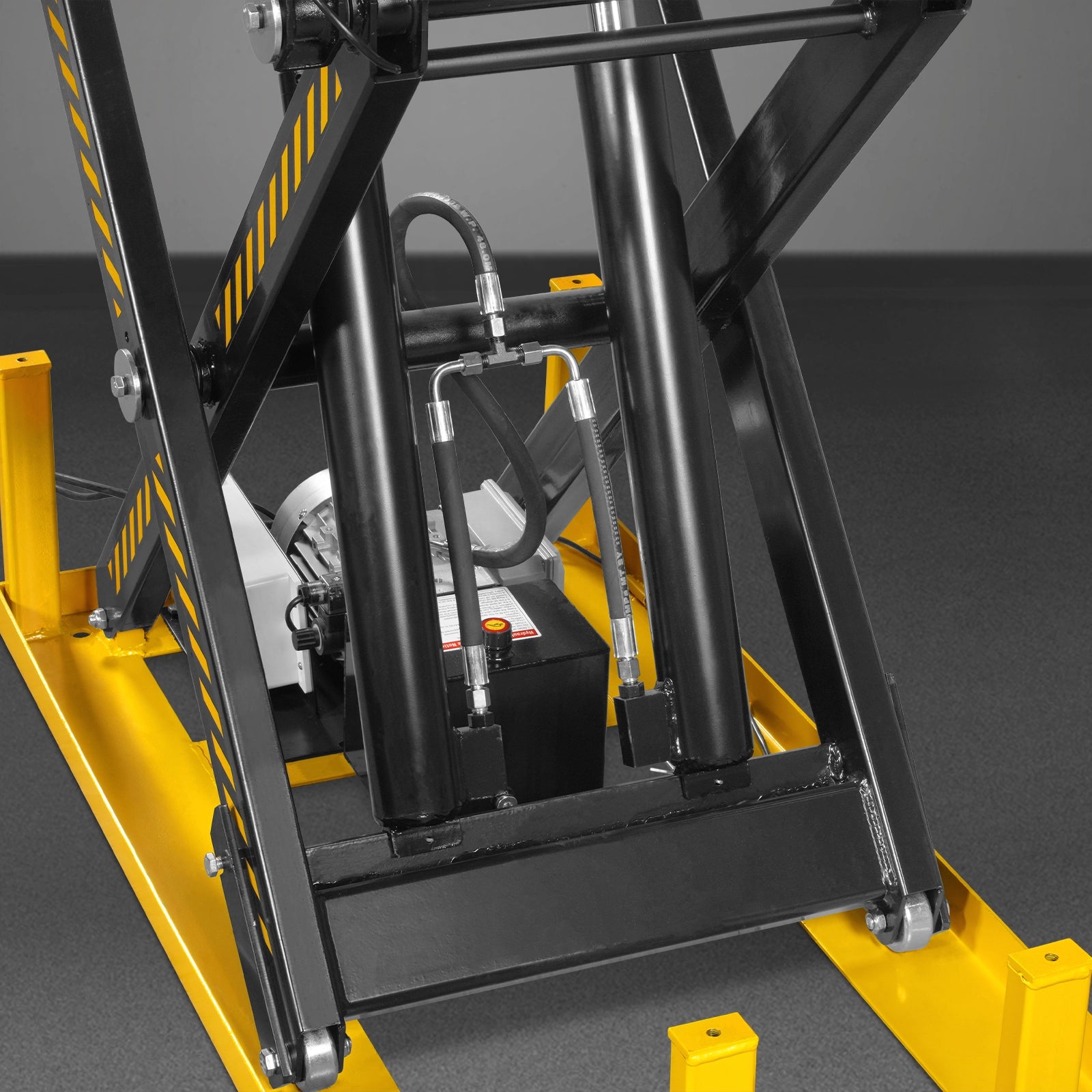 2200 lbs Capacity Stationary Electric Hydraulic Double Scissor Lift Table – 51.2" x 32.3" Platform, 70.1" Lift Height, UL Certified Motor, ELTD22