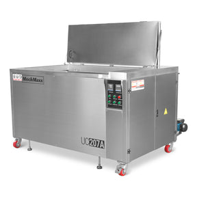 207 Gal / 785L Heavy Duty Industrial Ultrasonic Parts Washer, 28kHz 96 Transducers, Oil Skimmer, SS304 Tank, 22kW Heater, 208–240V 3 Phase Power
