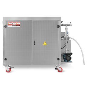 207 Gal / 785L Heavy Duty Industrial Ultrasonic Parts Washer, 28kHz 96 Transducers, Oil Skimmer, SS304 Tank, 22kW Heater, 208–240V 3 Phase Power