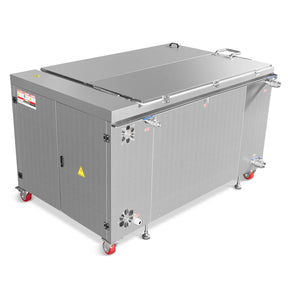 207 Gal / 785L Heavy Duty Industrial Ultrasonic Parts Washer, 28kHz 96 Transducers, SS304 Tank, 22kW Heater, 208–240V 3 Phase Power