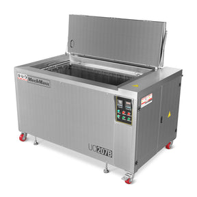 207 Gal / 785L Heavy Duty Industrial Ultrasonic Parts Washer, 28kHz 96 Transducers, SS304 Tank, 22kW Heater, 208–240V 3 Phase Power
