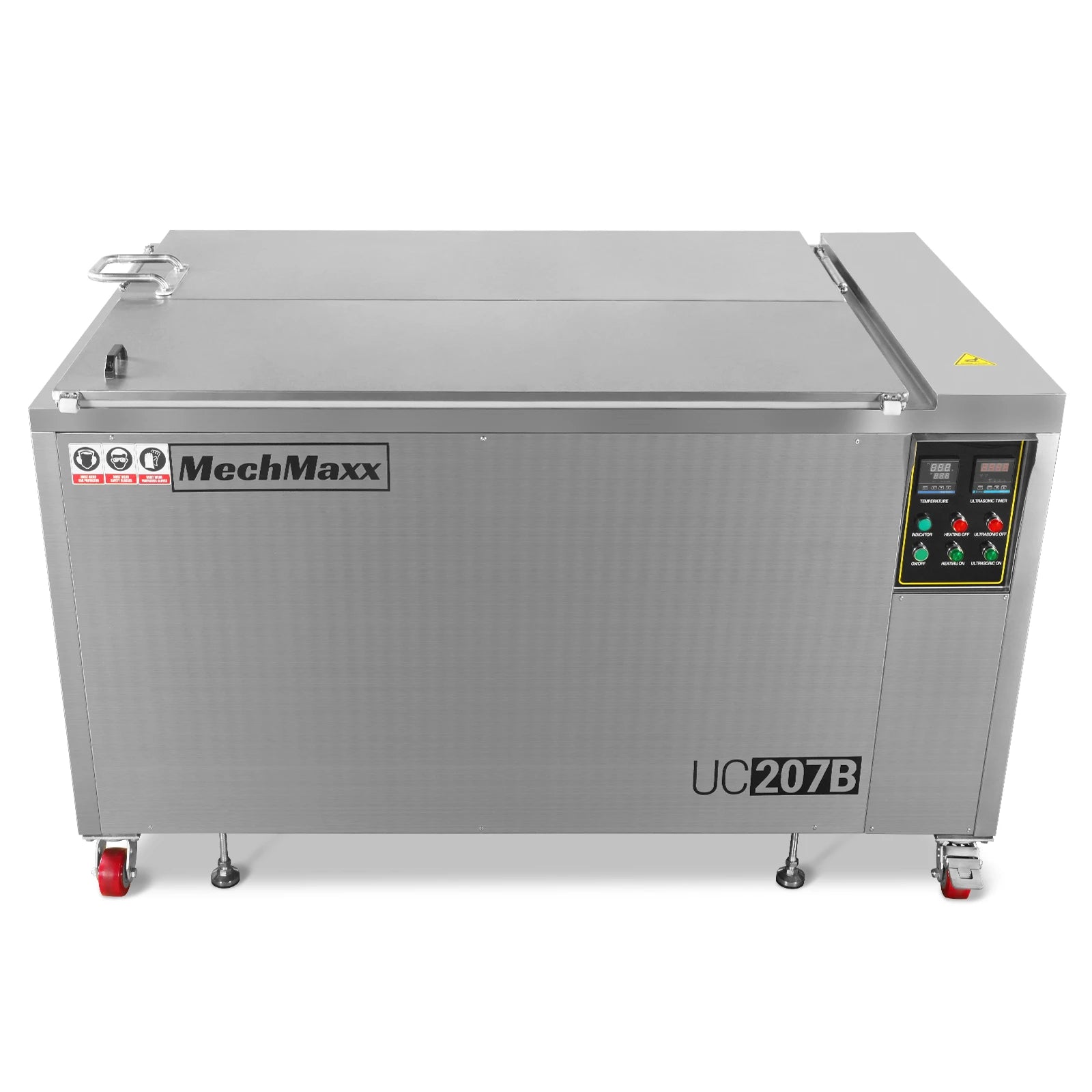 207 Gal / 785L Heavy Duty Industrial Ultrasonic Parts Washer, 28kHz 96 Transducers, SS304 Tank, 22kW Heater, 208–240V 3 Phase Power
