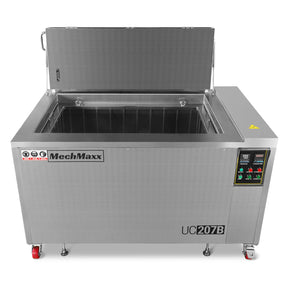 207 Gal / 785L Heavy Duty Industrial Ultrasonic Parts Washer, 28kHz 96 Transducers, SS304 Tank, 22kW Heater, 208–240V 3 Phase Power