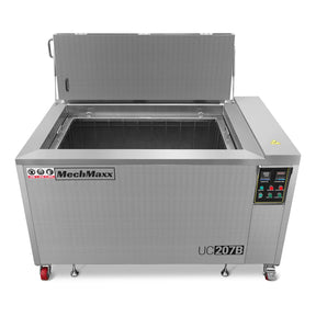 207 Gal / 785L Heavy Duty Industrial Ultrasonic Parts Washer, 28kHz 96 Transducers, SS304 Tank, 22kW Heater, 208–240V 3 Phase Power