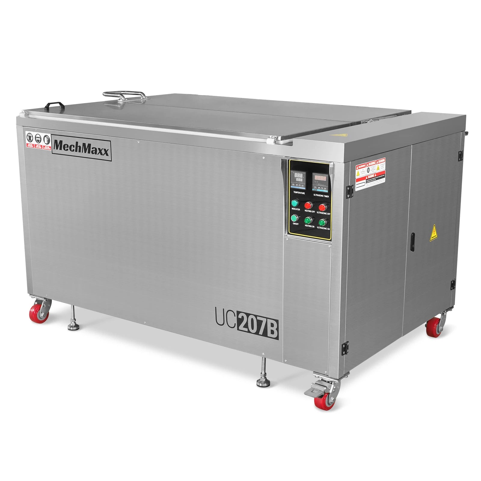 207 Gal / 785L Heavy Duty Industrial Ultrasonic Parts Washer, 28kHz 96 Transducers, SS304 Tank, 22kW Heater, 208–240V 3 Phase Power