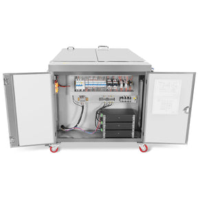 207 Gal / 785L Heavy Duty Industrial Ultrasonic Parts Washer, 28kHz 96 Transducers, SS304 Tank, 22kW Heater, 208–240V 3 Phase Power