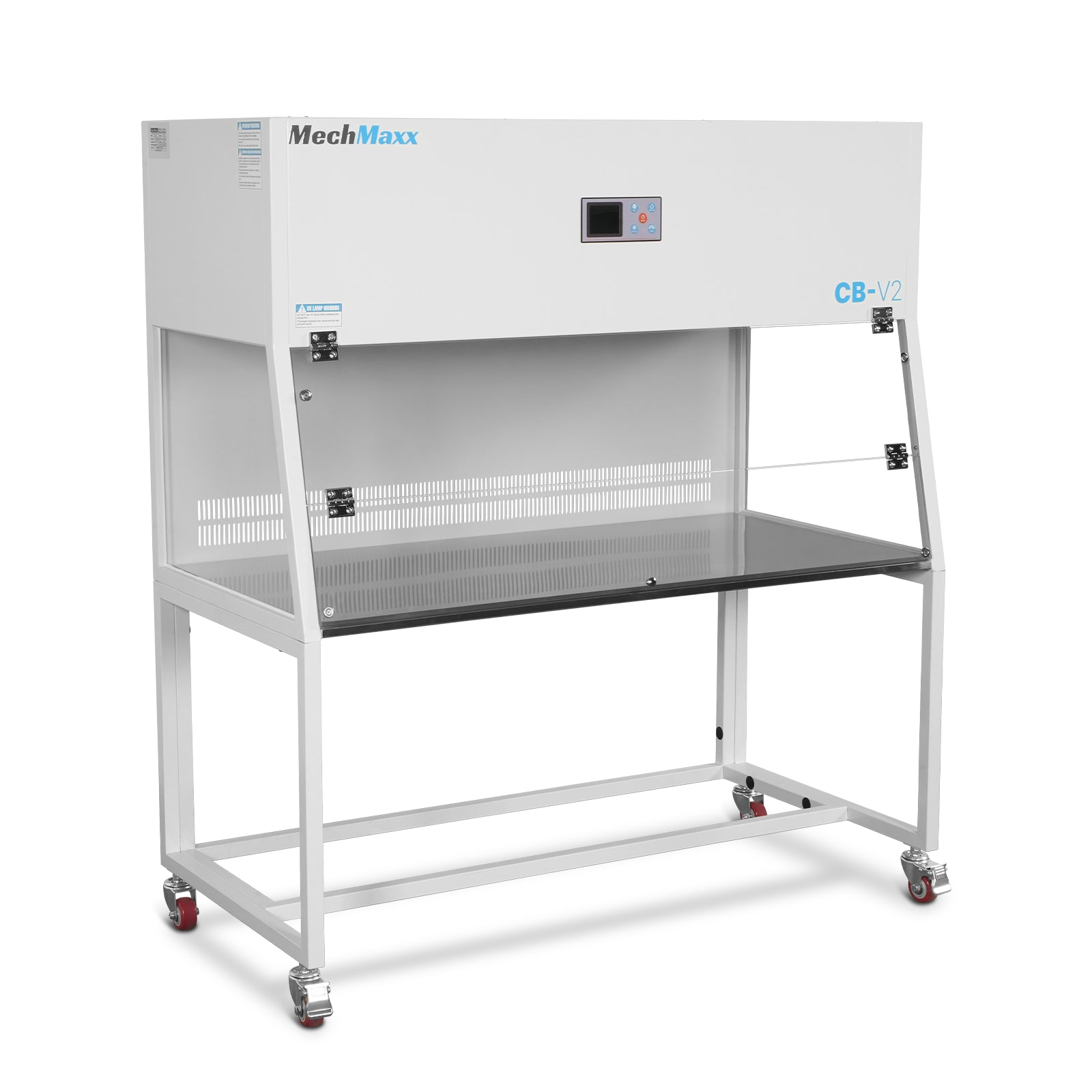 53.5″ Wide CB-V2 Vertical Laminar Flow Clean Bench with HEPA Filtration & UV Sterilization | ISO Class 5