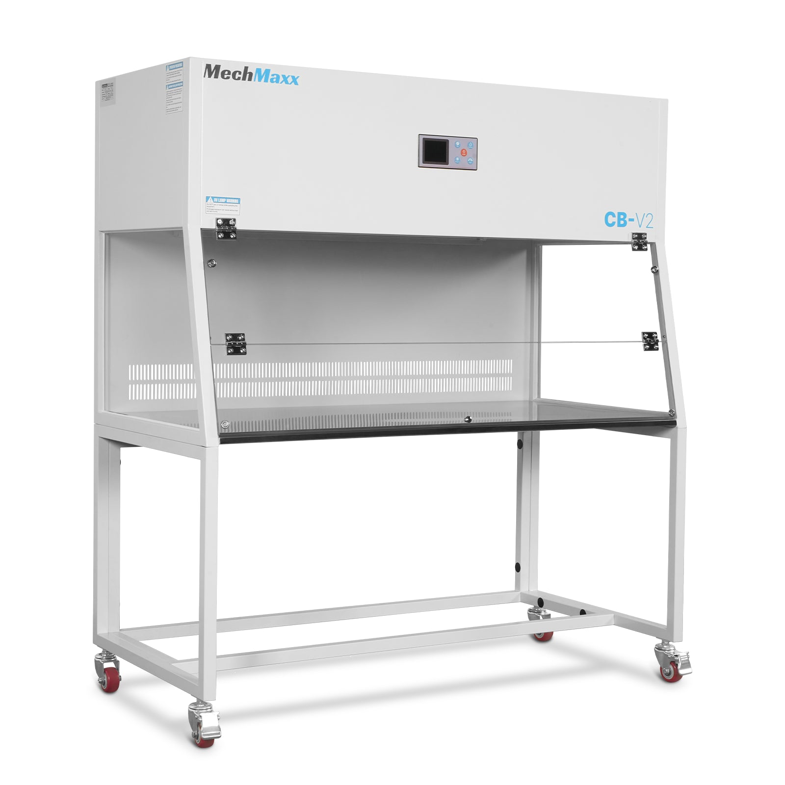 53.5″ Wide CB-V2 Vertical Laminar Flow Clean Bench with HEPA Filtration & UV Sterilization | ISO Class 5