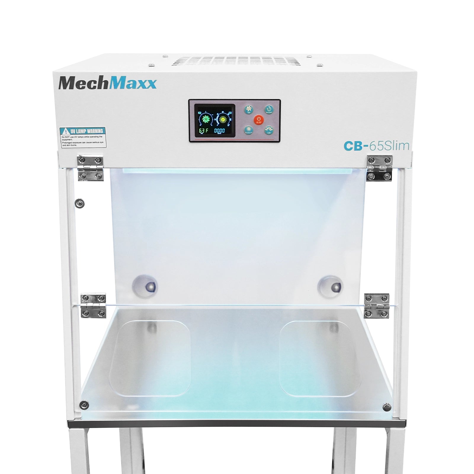 26" Wide CB-65Slim Desktop Vertical Laminar Flow Clean Bench with HEPA Filtration & UV Sterilization | ISO Class 5