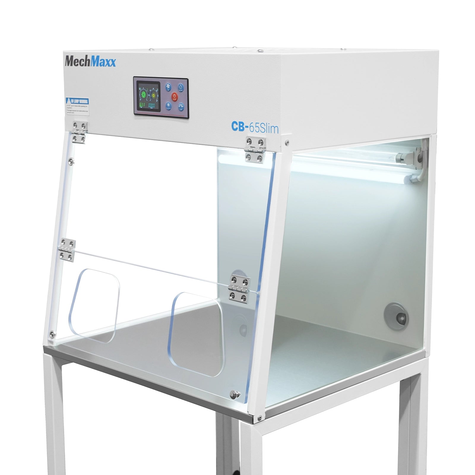 26" Wide CB-65Slim Desktop Vertical Laminar Flow Clean Bench with HEPA Filtration & UV Sterilization | ISO Class 5