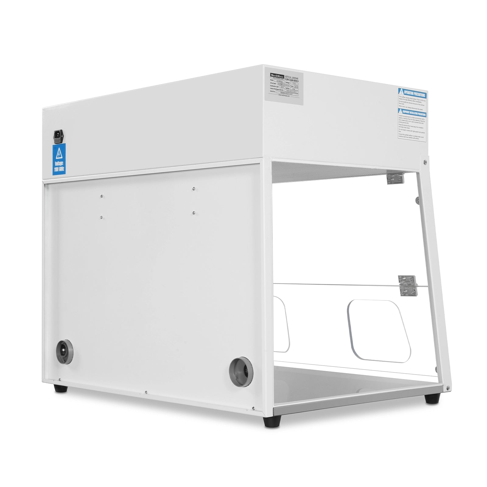 31.9" Wide CB-80Slim Desktop Vertical Laminar Flow Clean Bench with HEPA Filtration & UV Sterilization | ISO Class 5
