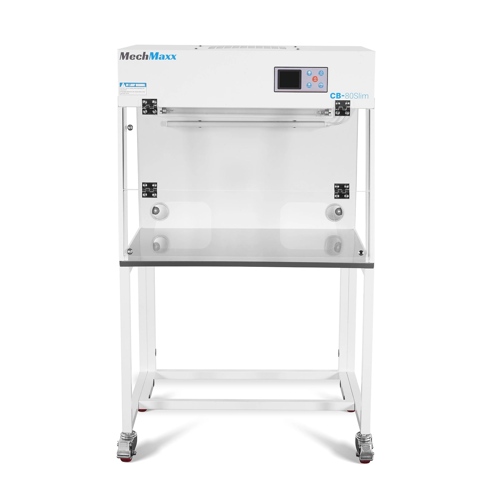 31.9" Wide CB-80Slim Desktop Vertical Laminar Flow Clean Bench with HEPA Filtration & UV Sterilization | ISO Class 5