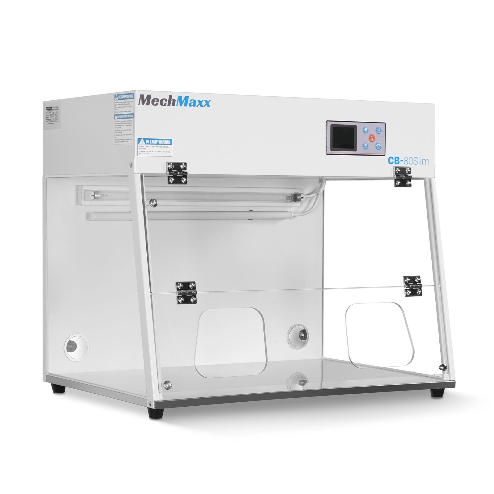 31.9" Wide CB-80Slim Desktop Vertical Laminar Flow Clean Bench with HEPA Filtration & UV Sterilization | ISO Class 5