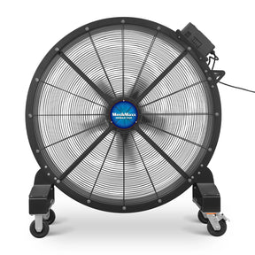 47" Portable Industrial Fan with Variable High-Efficiency PMSM Motor,Mobile High Volume Floor Fan for Warehouse,Workshop & Gym