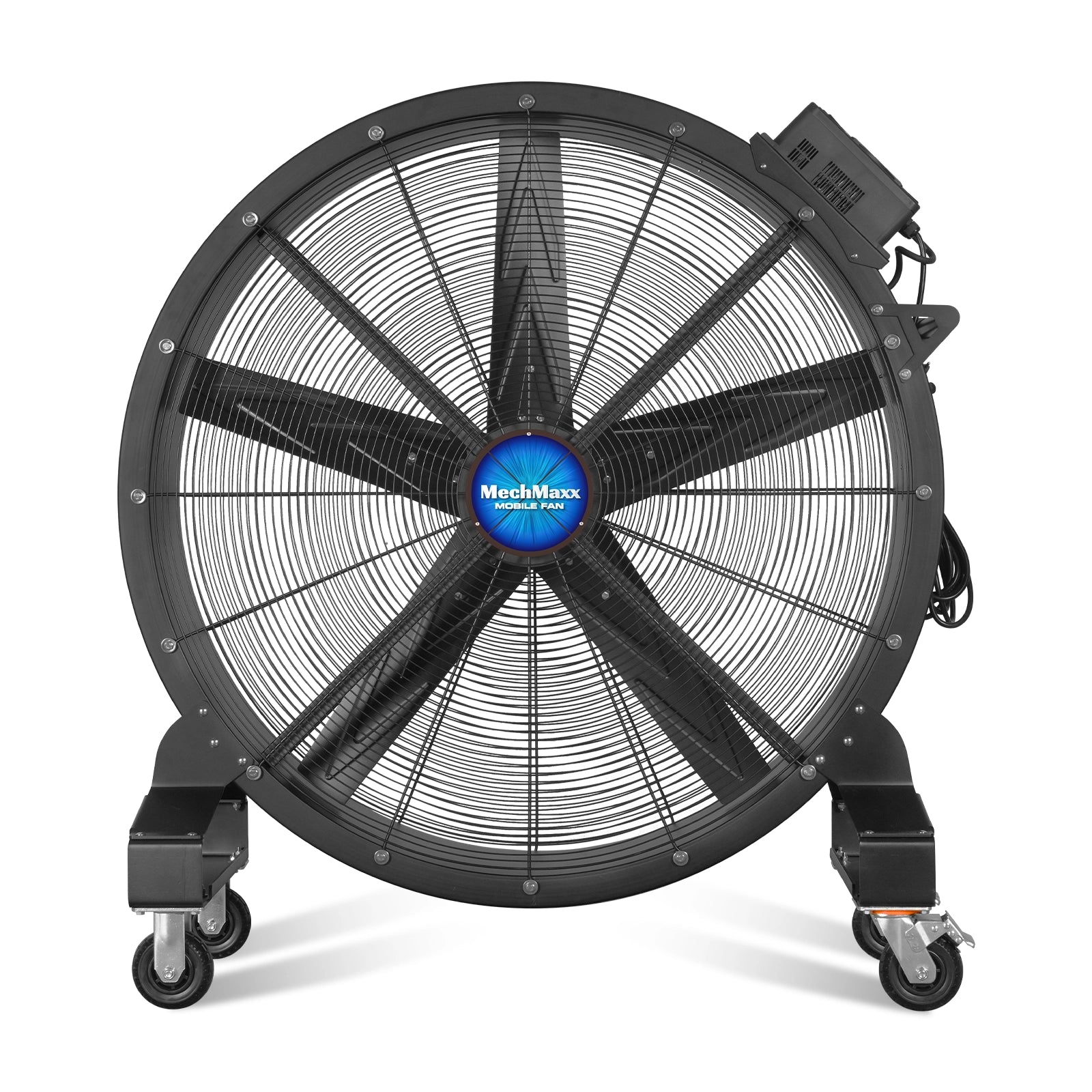 47" Portable Industrial Fan with Variable High-Efficiency PMSM Motor,Mobile High Volume Floor Fan for Warehouse,Workshop & Gym