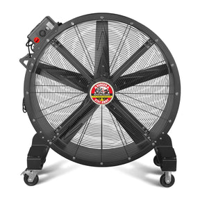 47" Portable Industrial Fan with Variable High-Efficiency PMSM Motor,Mobile High Volume Floor Fan for Warehouse,Workshop & Gym