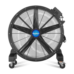 47" Portable Industrial Fan with Variable High-Efficiency PMSM Motor,Mobile High Volume Floor Fan for Warehouse,Workshop & Gym