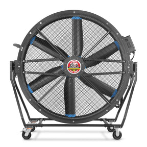 59" Portable Industrial Fan with Variable High-Efficiency PMSM Motor,Tiltable Mobile High Volume Floor Fan for Warehouse,Workshop & Gym
